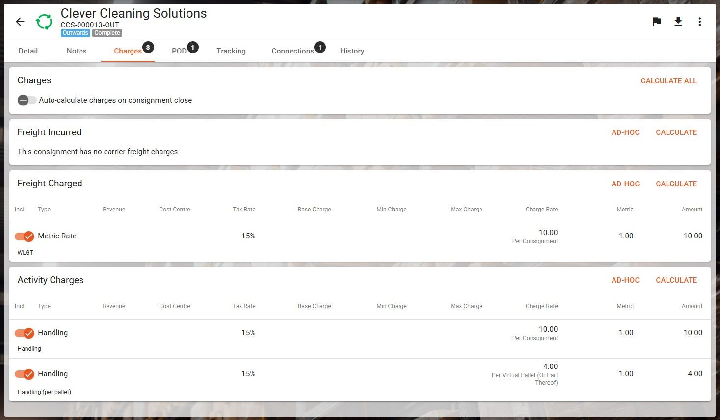 Outwards Consignment, charges tab.jpg