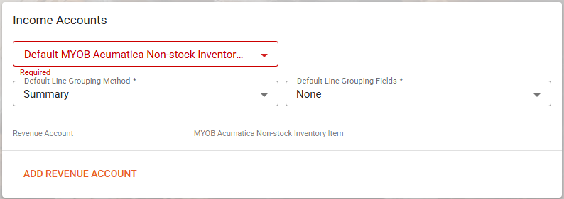 Integration, MYOB Acumatica. Income Accounts.png