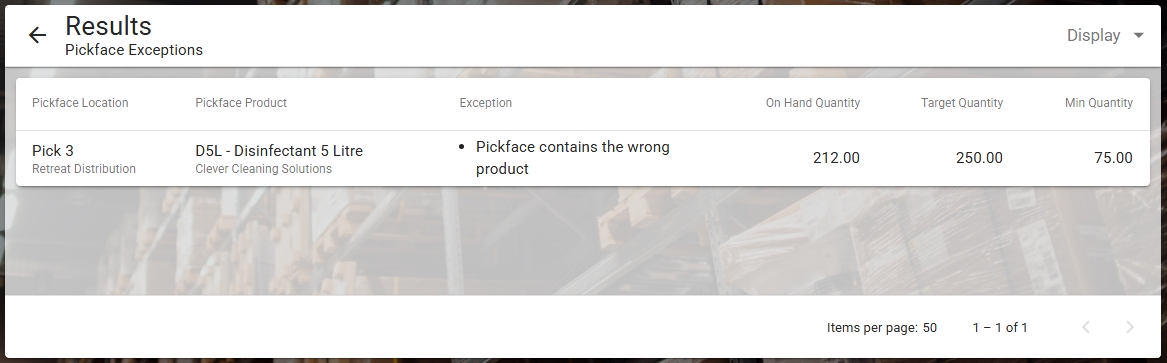 Reports, pickface exceptions.jpeg