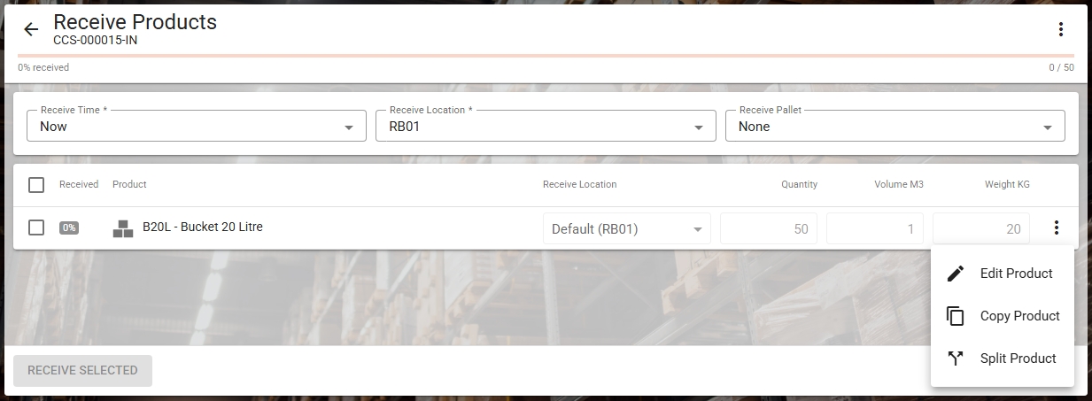 Inwards, receive products action menu.jpeg